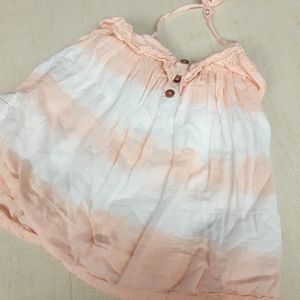 Tommy Bahama Pink White Tie Die Tank Top 4T